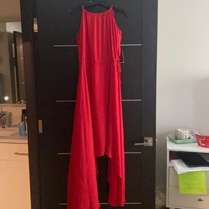 High low Red Dress